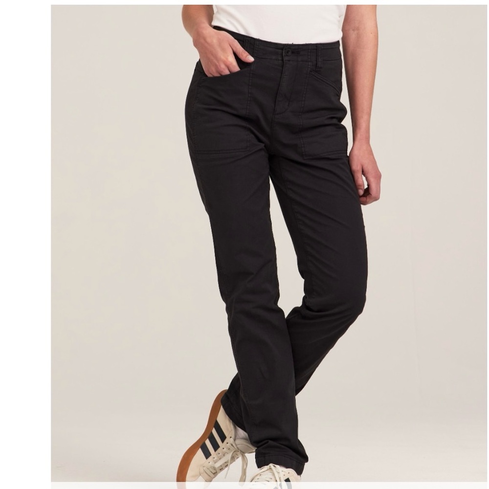 Denver Hayes Black Straight-Leg Pants